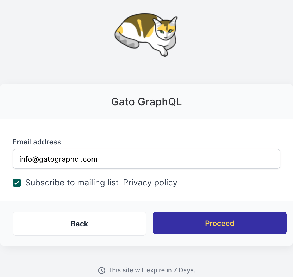 Launching a testing site in InstaWP to test Gato GraphQL